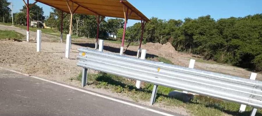 Confirman vandalismo al puente de Quintín Arauz, a dos días de su inauguración