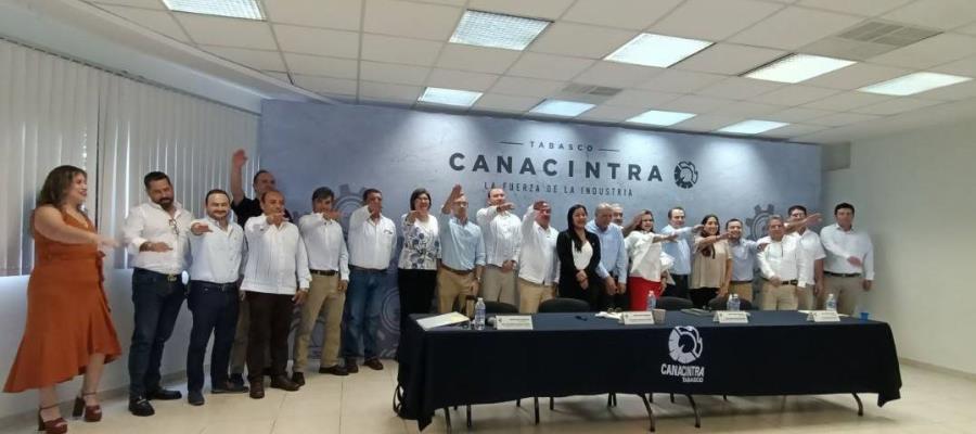 Toma protesta Waldo Carrasco como presidente de Canacintra Tabasco, por segundo periodo