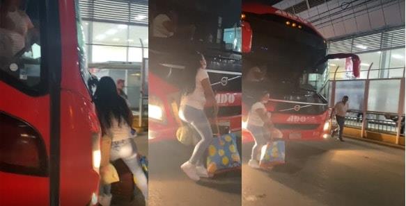 ¡Llega tarde! Mujer impide avance de ADO en Villahermosa, arriesgando su vida ¡Llega tarde! Mujer impide avance de ADO en Villahermosa, arriesgando su vida