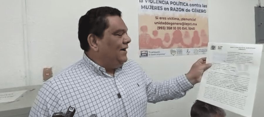 Por promover a May y candidatearse para cargo municipal, denuncia PRD a secretario técnico del Congreso