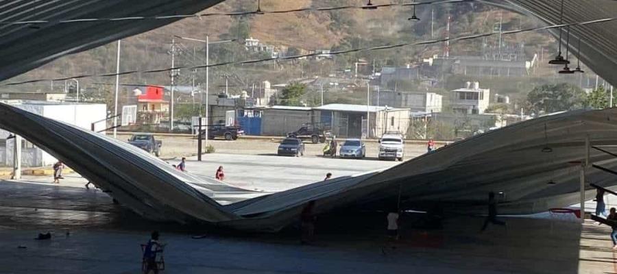 Colapso de domo en Motozintla, Chiapas deja 10 heridos Colapso de domo en Motozintla, Chiapas deja 10 heridos