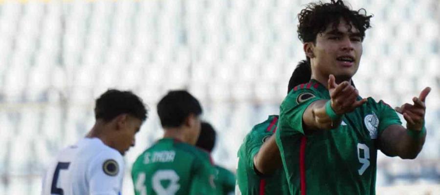 México sub-17 golea a Nicaragua 6-0 y avanza a 4tos de final en premundial de Concacaf