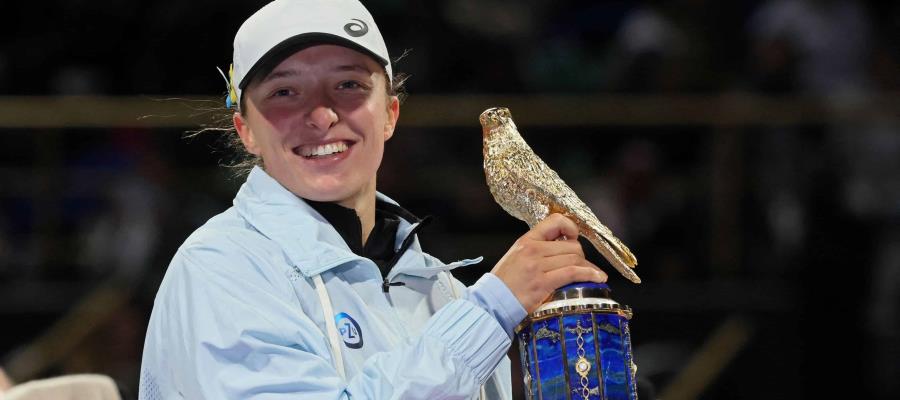 Iga Swiatek se corona campeona del Abierto de Qatar