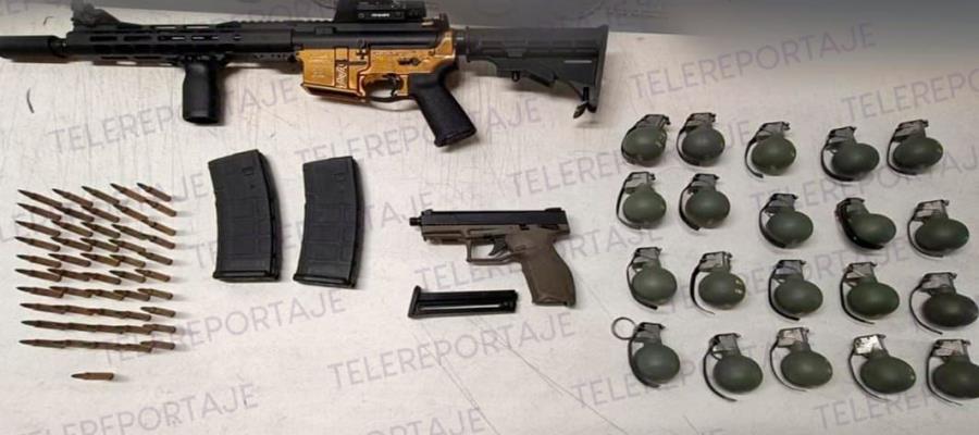 Detienen en Cárdenas a pareja con granadas y rifle de asalto