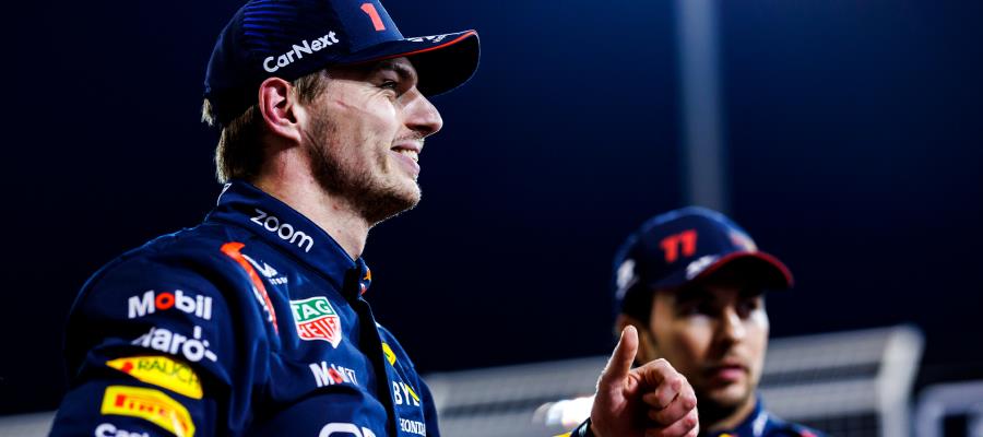 Red Bull saldrá primero en el GP de Bahréin; Verstappen logra la pole position y “Checo” es segundo Red Bull saldrá primero en el GP de Bahréin; Verstappen logra la pole position y “Checo” es segundo