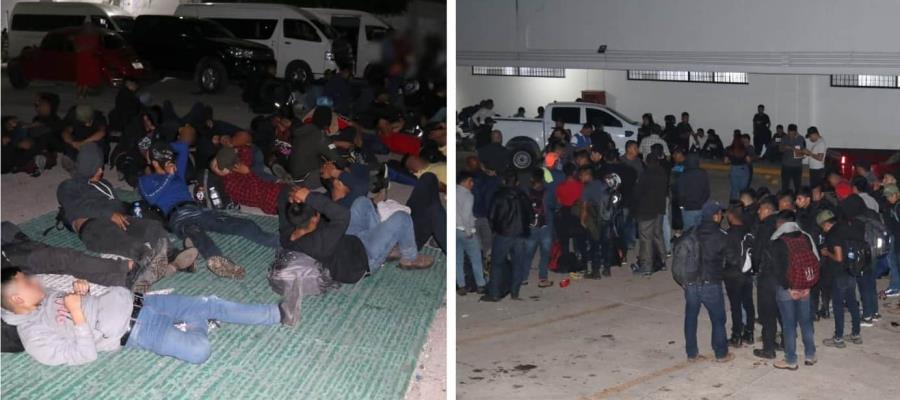 Rescatan a 88 migrantes en Chiapas y detienen a 8 “polleros”