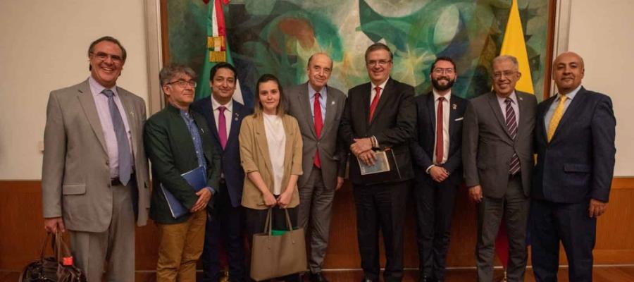 Cancilleres de México y Colombia impulsan cumbres sobre migración y drogas Cancilleres de México y Colombia impulsan cumbres sobre migración y drogas
