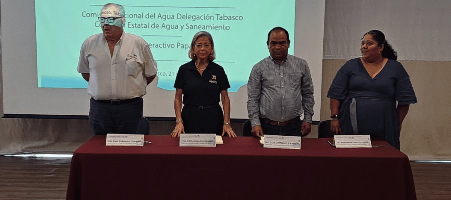 Tabasco aprenderá a usar el agua a su favor, expone Conagua en firma de convenio por el Día Mundial del Agua