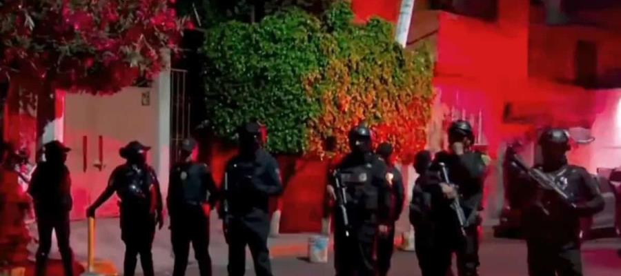 Caen 16 personas tras cateo en fiesta en Tlalpan, en CDMX