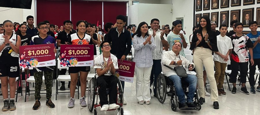 50 atletas tabasqueños son becados por el IMJUDEC por todo el 2023