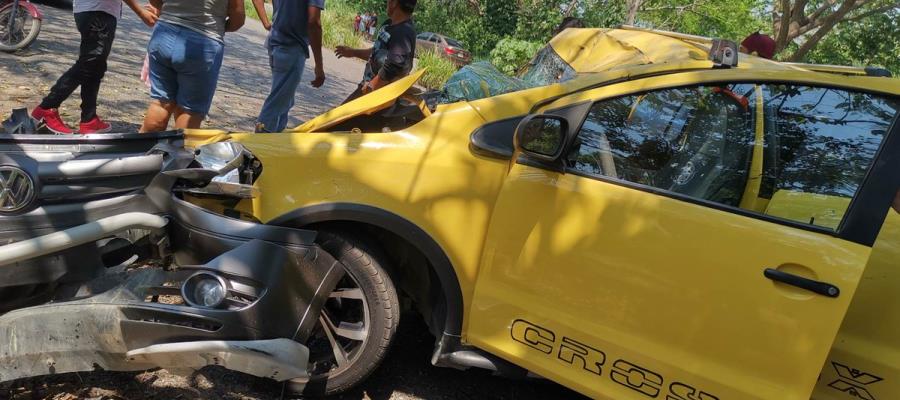 Fallece menor en trágico accidente en la Vía Corta Comalcalco-Cunduacán