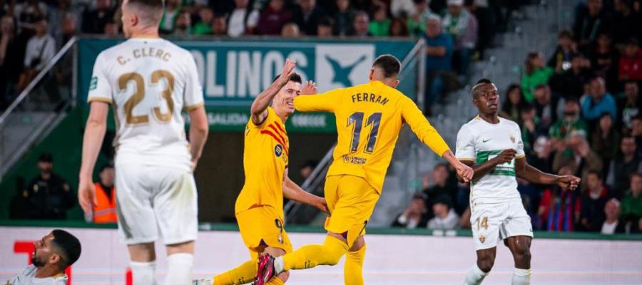 Barcelona se prepara para partido de vuelta ante Real Madrid, tras golear al Elche