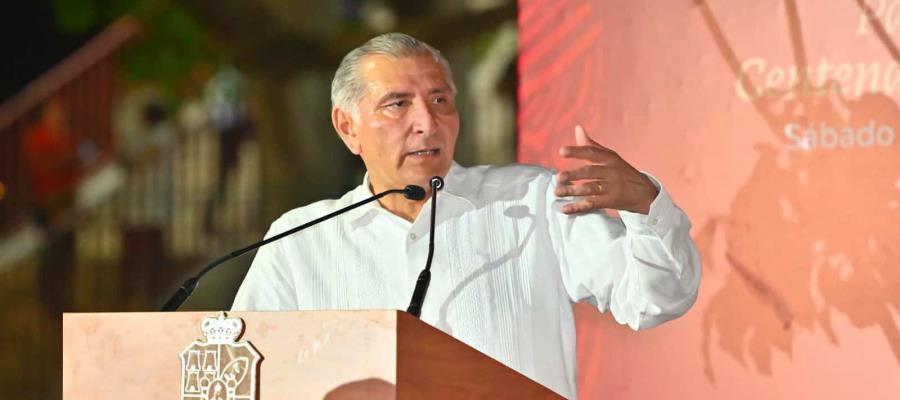 “En 2024 volverá Tabasco a ser campeón”, dice Adán Augusto sobre sucesión presidencial