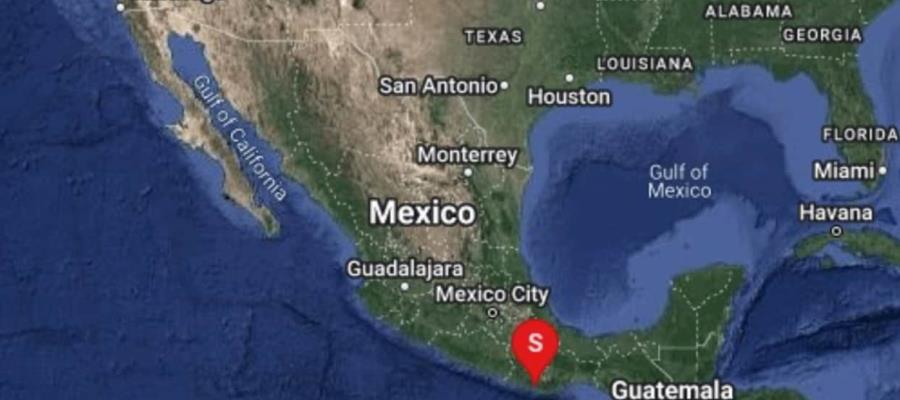 Se registra sismo de magnitud 5.5 con epicentro en Oaxaca