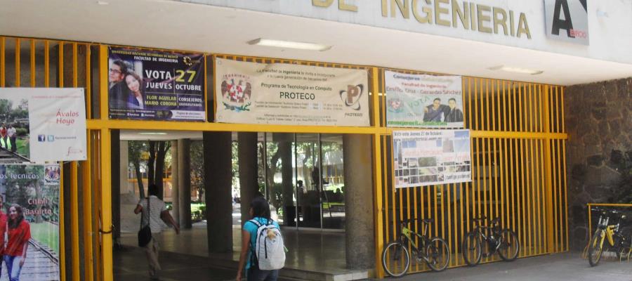 Facultad de Ingeniería de la UNAM suspende clases hasta el 21 de abril