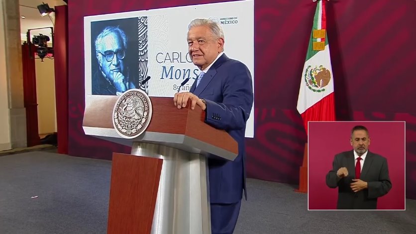 Discurso de AMLO en éxodo de Tabasco a CDMX lo escribió Carlos Monsiváis; recuerda natalicio del cronista 
