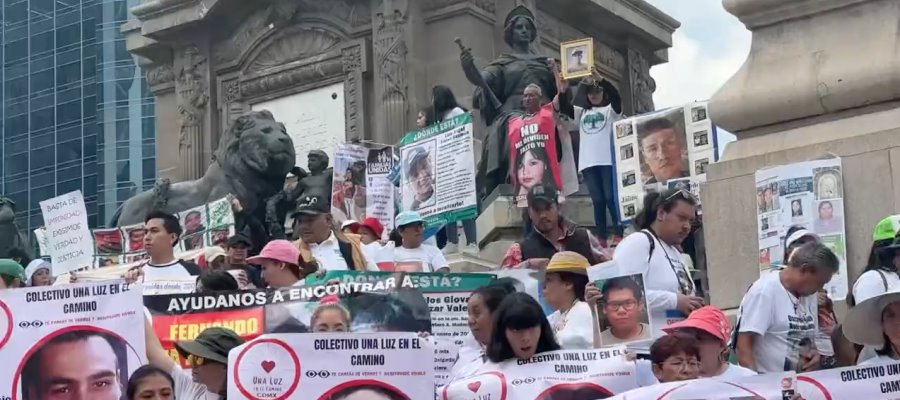 “10 de mayo no es de fiesta”: Madres buscadoras marchan en CDMX