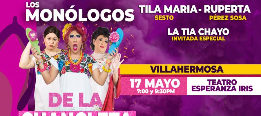 Noche de comedia en Villahermosa con Los Monólogos de la Chancleta