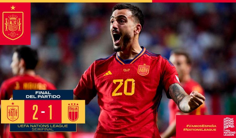 España avanza a final de UEFA Nations League al vencer a Italia