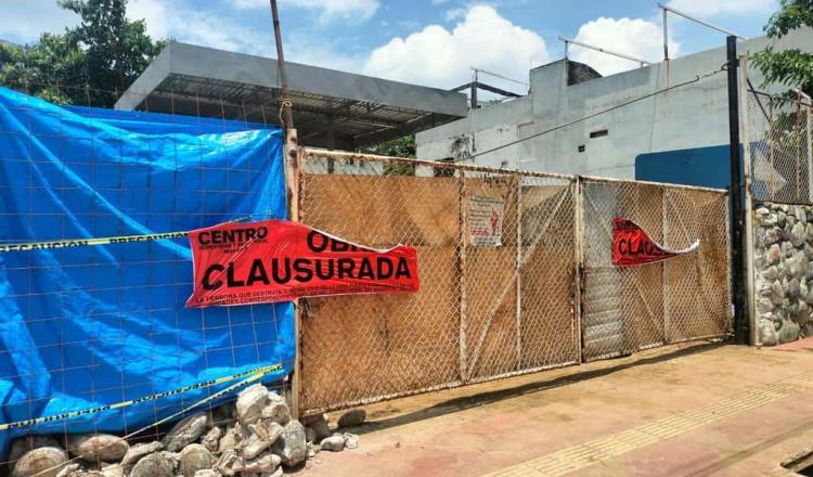 Clausura Centro obra de gasera en Primero de Mayo, pese a ello la construcción continúa