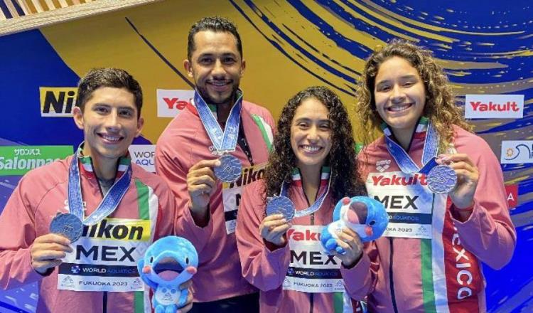 ¡Récord histórico! México logra por primera vez 7 medallas en Mundial de Natación