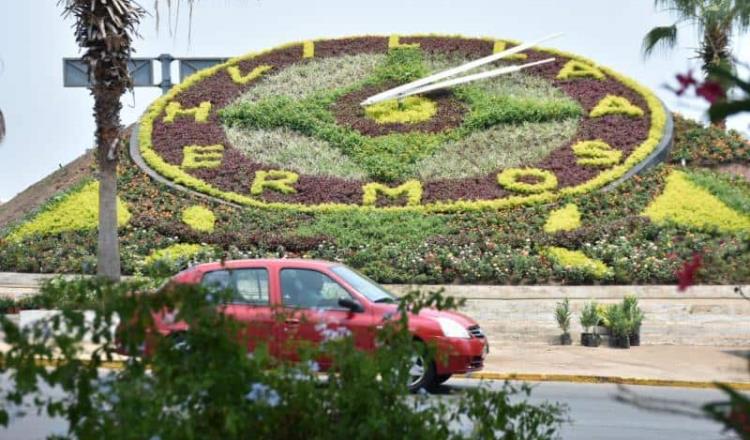 Reloj floral de Villahermosa no es histórico ni patrimonio cultural: Alcaldesa