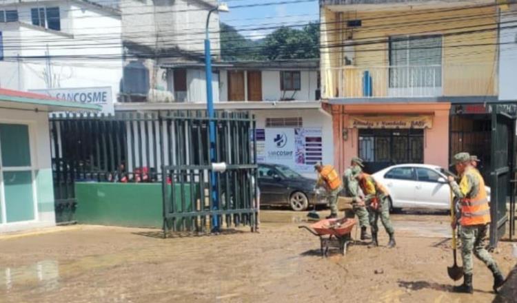 Reporta AMLO que 128 viviendas resultaron afectadas tras lluvias en la sierra de Veracruz 