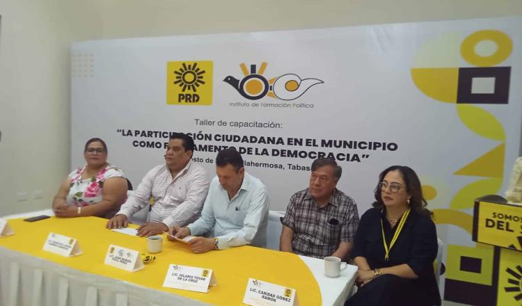 “Si nos ponemos a chambear sí ganamos la gubernatura”: PRD en taller de formación de cuadros