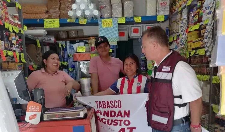 Con recorrido casa por casa, simpatizantes de Adán Augusto clausuran actividades de proselitismo