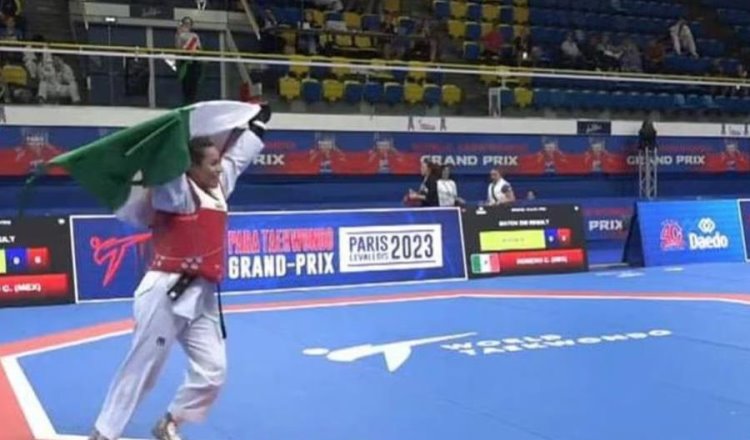 Parataekwondoines mexicanos ganan oro, plata y bronce en Gran Prix de París