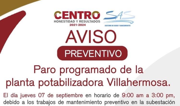 7 de septiembre habrá paro en planta Villahermosa: SAS