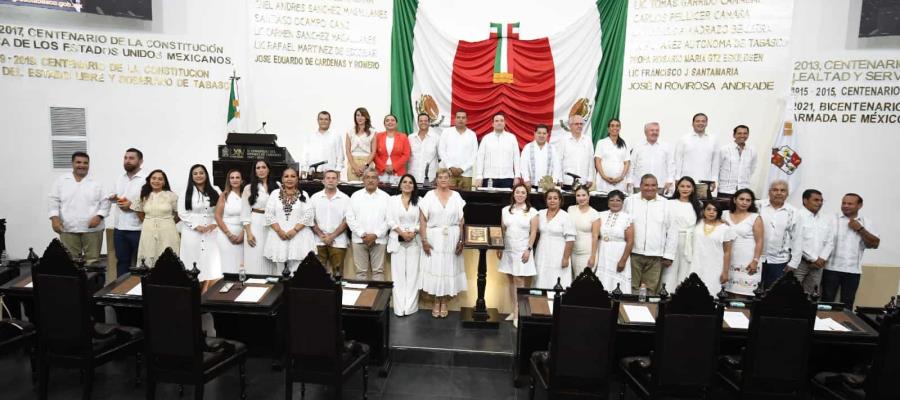 Inauguran último año de sesiones en la LXIV Legislatura del Congreso tabasqueño