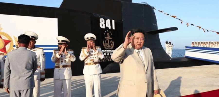 Anuncia Corea del Norte lanzamiento de nuevo submarino nuclear táctico de ataque