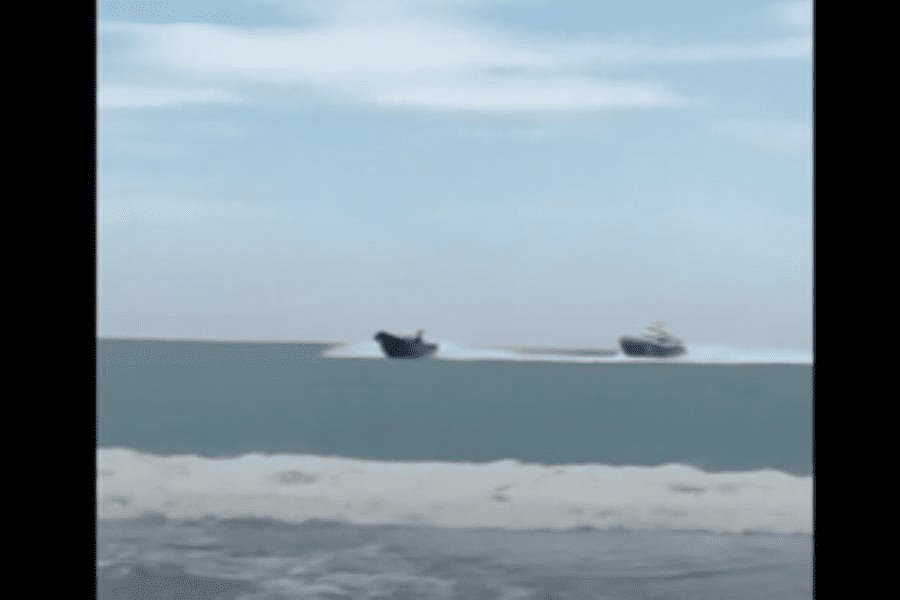 Captan persecución de “narcolancha” por Guardia Civil de España