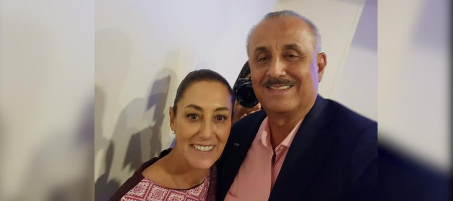 Gobernador Merino cierra filas con Sheinbaum; destaca la unidad y lealtad de cara al 2024