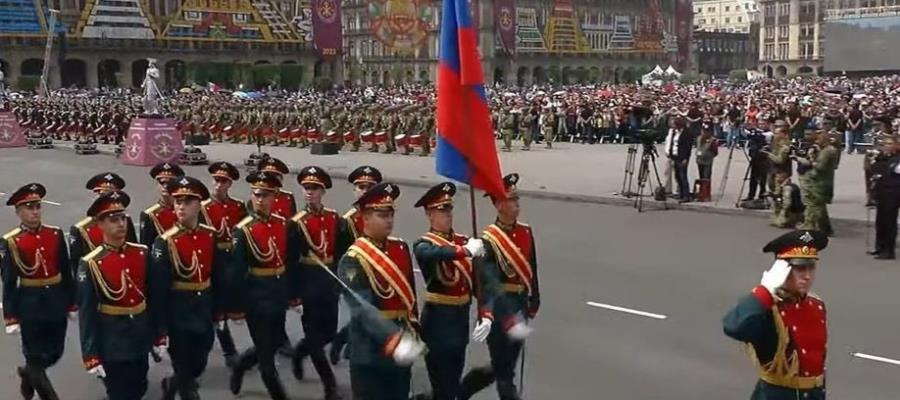 Embajadora de Ucrania en México recrimina participación de Rusia en desfile del 16 de septiembre