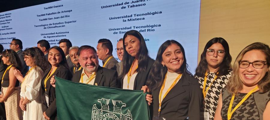 Gana UJAT 1er lugar por correcto manejo de residuos entre 50 universidades