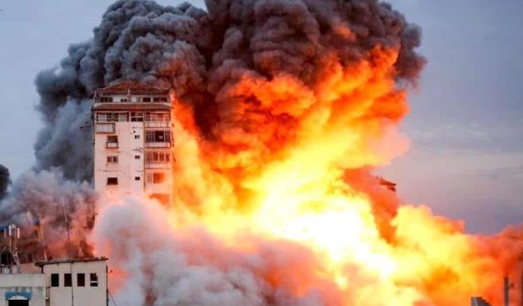 Destruye Israel la Torre Palestina en ataque aéreo contra Hamás