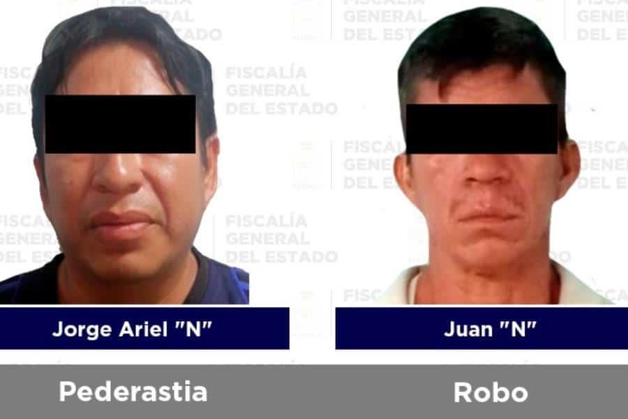 Detienen a 5 por robo, fraude y pederastia en Tabasco