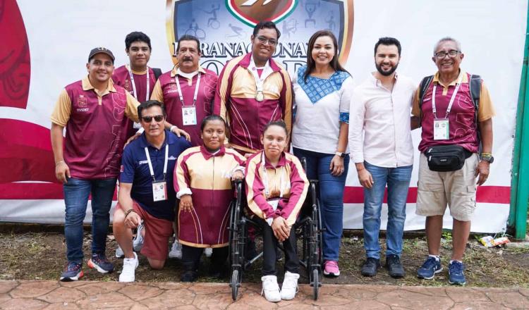 Tabasqueños culminan participación en Paranacionales con 7 medallas