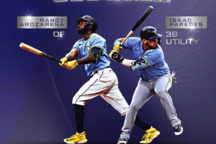 Isaac Paredes y Randy Arozarena nominados a ganar el Bate de Plata en Grandes Ligas
