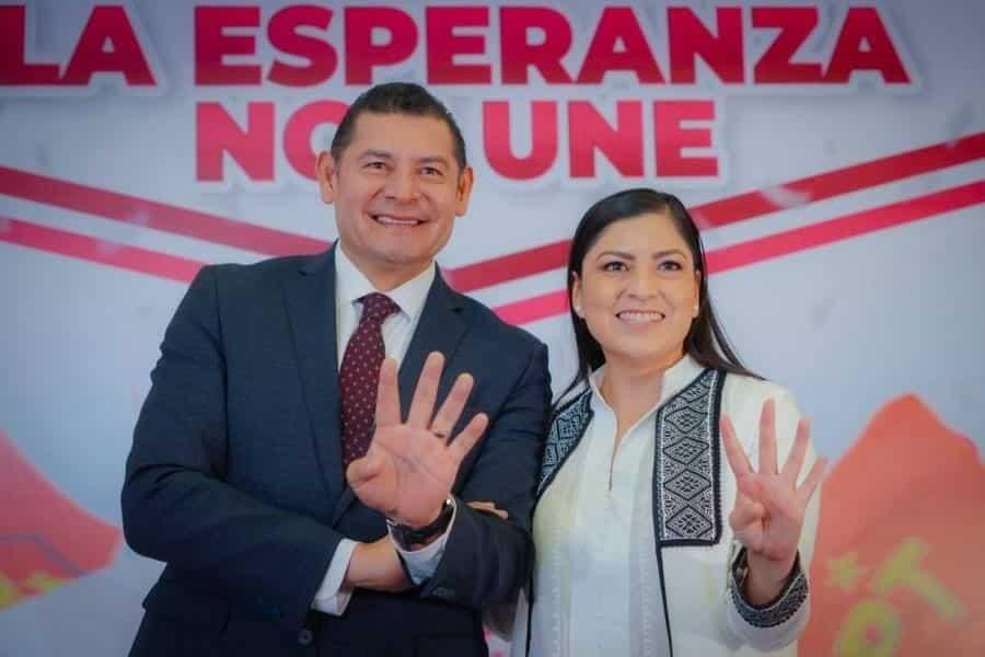 Alejandro Armenta y Claudia Rivera, finalistas de encuesta de Morena en Puebla