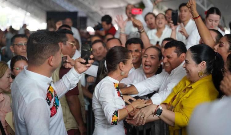 Sheinbaum estará pronto de gira en Tabasco, anuncia Javier May