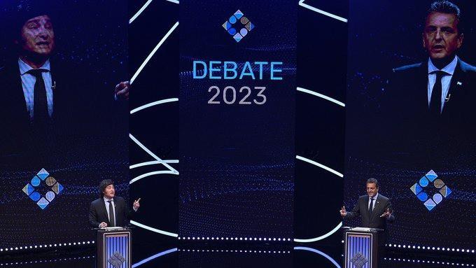 Massa y Milei se lanzan acusaciones mutuas durante último debate por la presidencia de Argentina