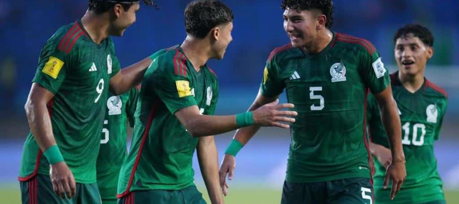 México Sub-17 se mete a octavos de final del mundial al vencer 4-0 a Nueva Zelanda