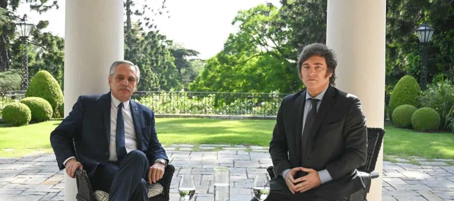 Inicia transición en Argentina: Se reúnen Alberto Fernández y Milei