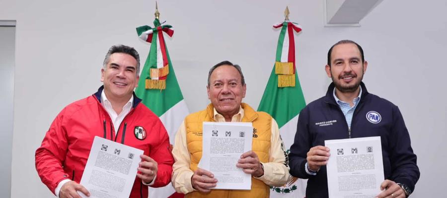 ¡Logran consenso! PAN, PRI y PRD acuerdan ir juntos por la Presidencia y el Congreso ¡Logran consenso! PAN, PRI y PRD acuerdan ir juntos por la Presidencia y el Congreso