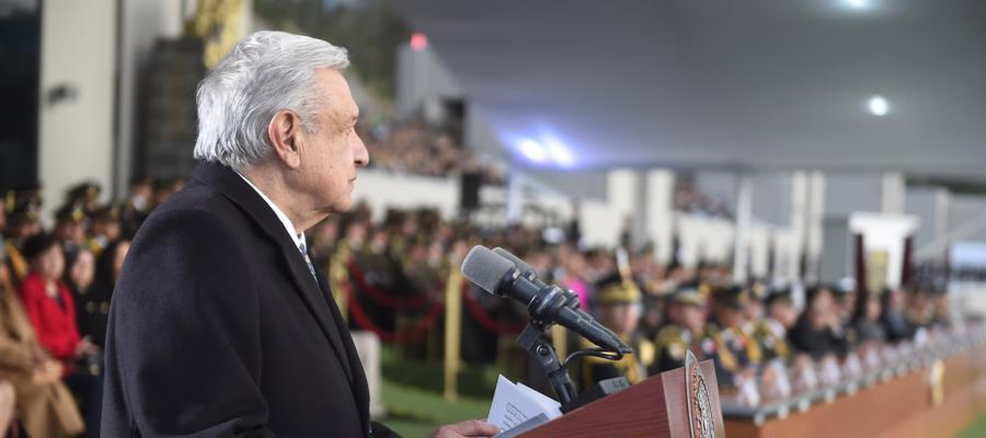 Asegura Obrador que las Fuerzas Armadas han reafirmado su “carácter popular”