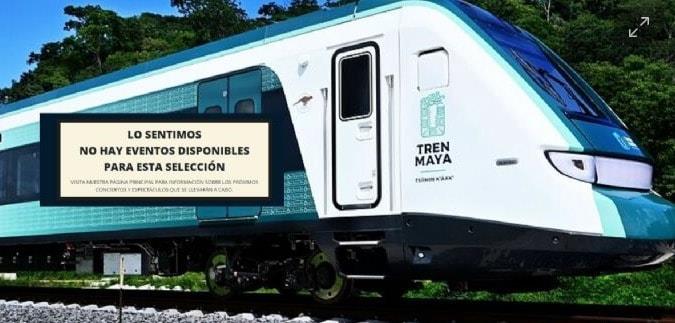 Termina venta de boletos para el Tren Maya con E – ticket