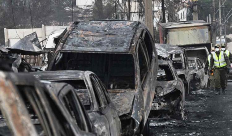 Crece a 122, número de fallecidos por incendios forestales en Chile